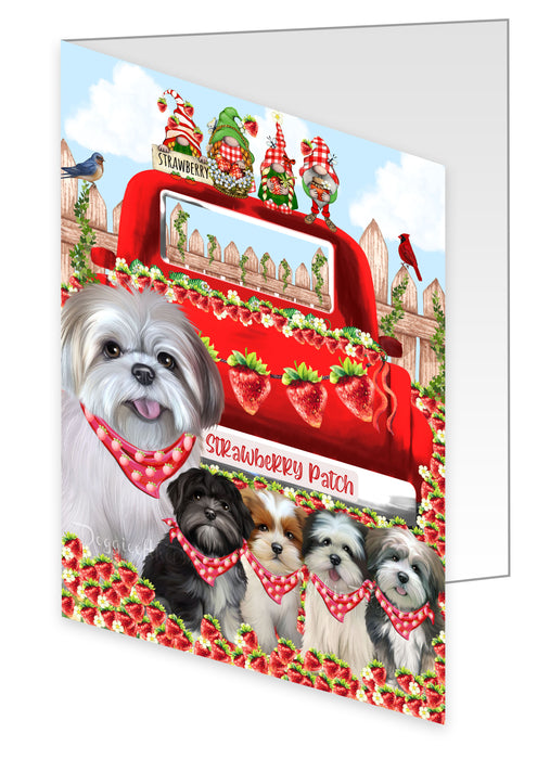 Lhasa Apso Greeting Cards & Note Cards: Explore a Variety of Designs, Custom, Personalized, Halloween Invitation Card with Envelopes, Gifts for Dog Lovers