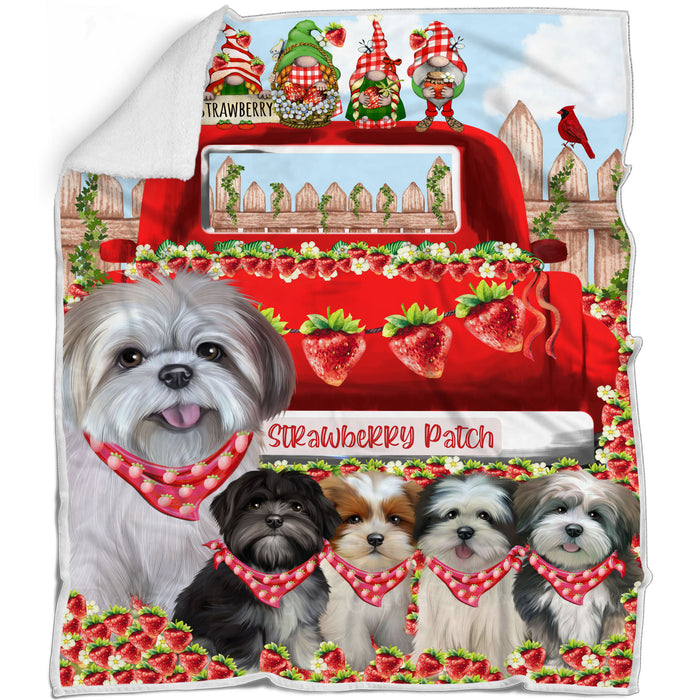 Lhasa Apso Bed Blanket, Explore a Variety of Designs, Personalized, Throw Sherpa, Fleece and Woven, Custom, Soft and Cozy, Dog Gift for Pet Lovers