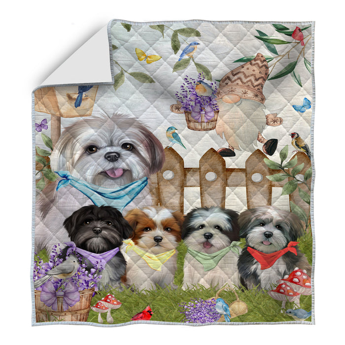 Lhasa Apso Quilt: Explore a Variety of Personalized Designs, Custom, Bedding Coverlet Quilted, Pet and Dog Lovers Gift