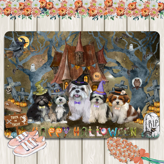 Lhasa Apso Area Rug and Runner: Explore a Variety of Designs, Personalized, Custom, Halloween Indoor Floor Carpet Rugs for Home and Living Room, Pet Gift for Dog Lovers