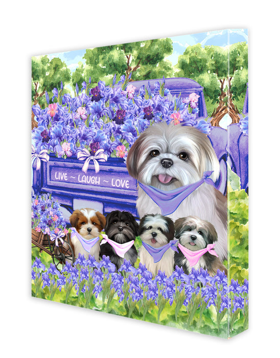 Lhasa Apso Canvas: Explore a Variety of Designs, Custom, Digital Art Wall Painting, Personalized, Ready to Hang Halloween Room Decor, Pet Gift for Dog Lovers