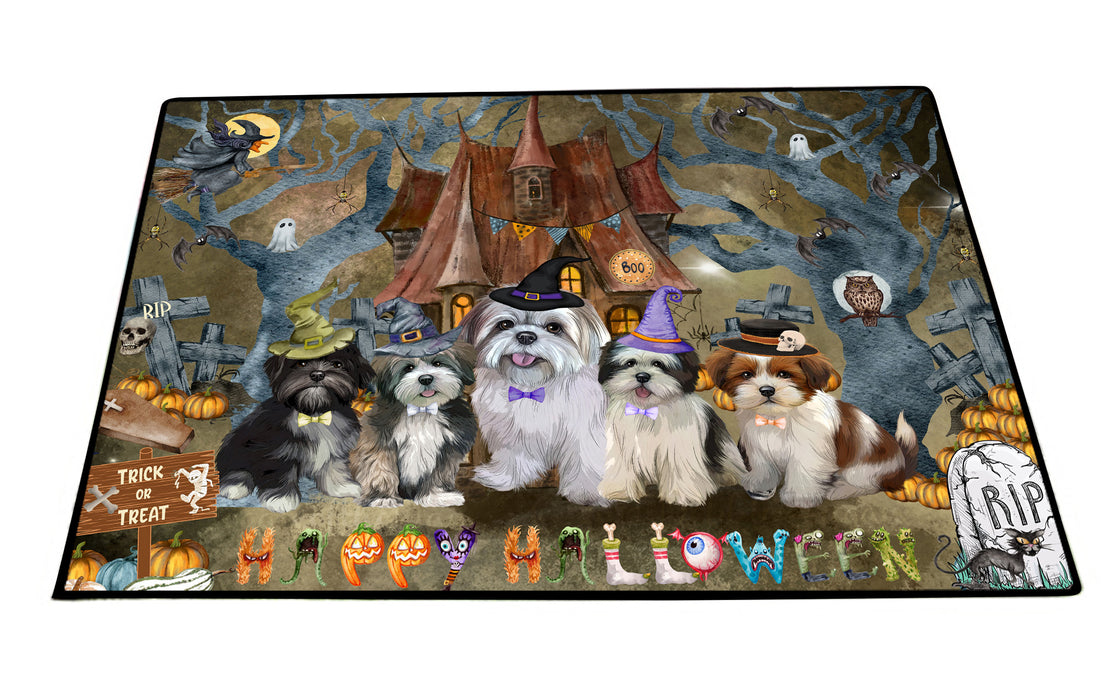 Lhasa Apso Floor Mat: Explore a Variety of Designs, Custom, Personalized, Anti-Slip Door Mats for Indoor and Outdoor, Gift for Dog and Pet Lovers