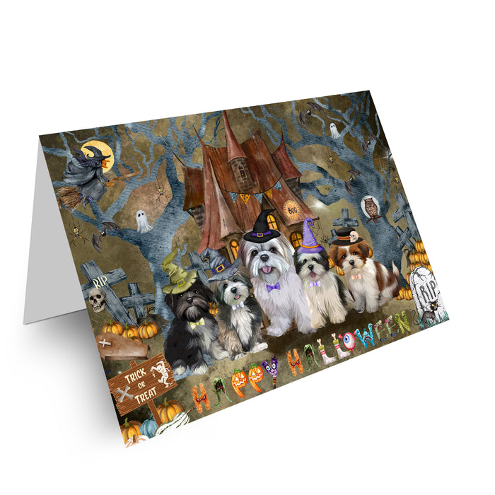 Lhasa Apso Greeting Cards & Note Cards: Explore a Variety of Designs, Custom, Personalized, Halloween Invitation Card with Envelopes, Gifts for Dog Lovers