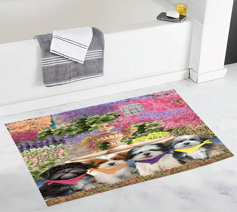 Lhasa Apso Bath Mat: Non-Slip Bathroom Rug Mats, Custom, Explore a Variety of Designs, Personalized, Gift for Pet and Dog Lovers