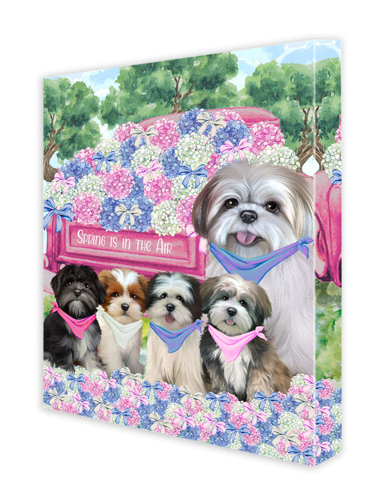 Lhasa Apso Canvas: Explore a Variety of Designs, Custom, Digital Art Wall Painting, Personalized, Ready to Hang Halloween Room Decor, Pet Gift for Dog Lovers
