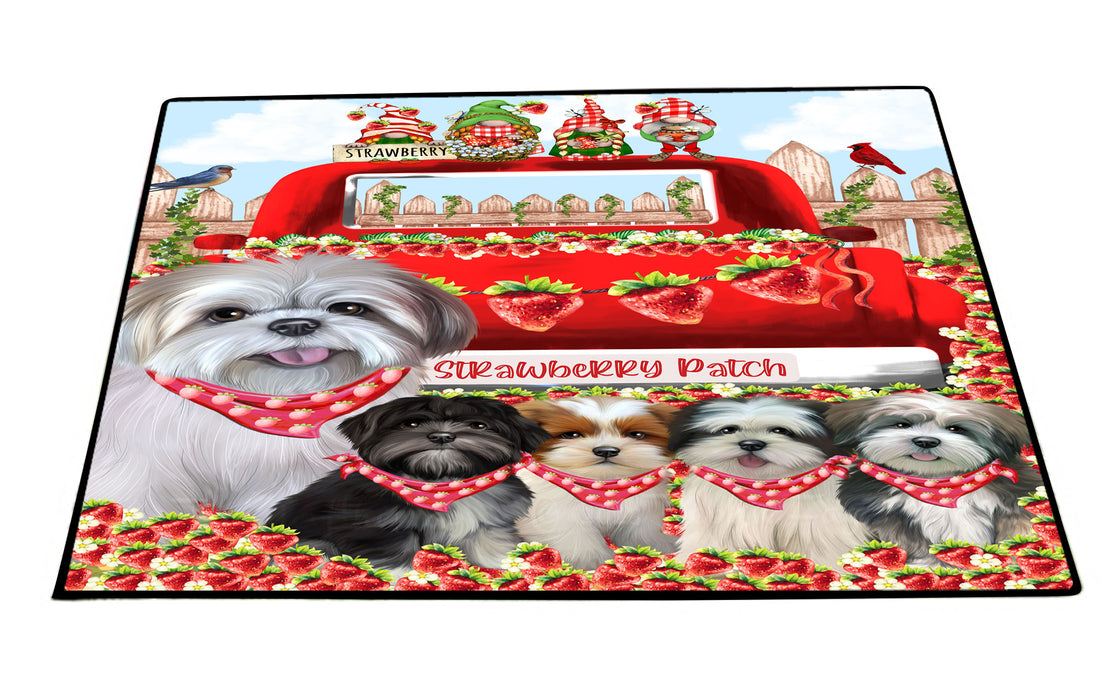 Lhasa Apso Floor Mat: Explore a Variety of Designs, Custom, Personalized, Anti-Slip Door Mats for Indoor and Outdoor, Gift for Dog and Pet Lovers