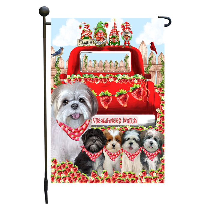 Lhasa Apso Dogs Garden Flag: Explore a Variety of Custom Designs, Double-Sided, Personalized, Weather Resistant, Garden Outside Yard Decor, Dog Gift for Pet Lovers