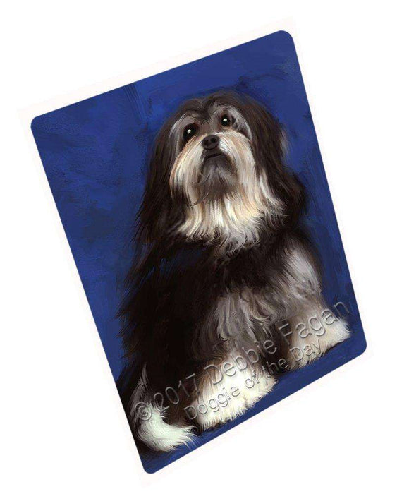 Lowchen Dog Art Portrait Print Woven Throw Sherpa Plush Fleece Blanket D352