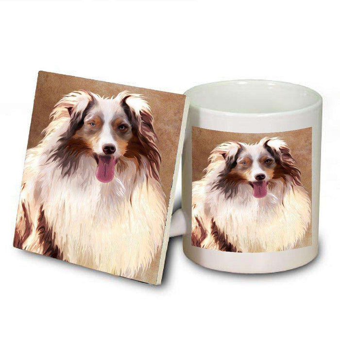 Madison Dog Mug and Coaster Set