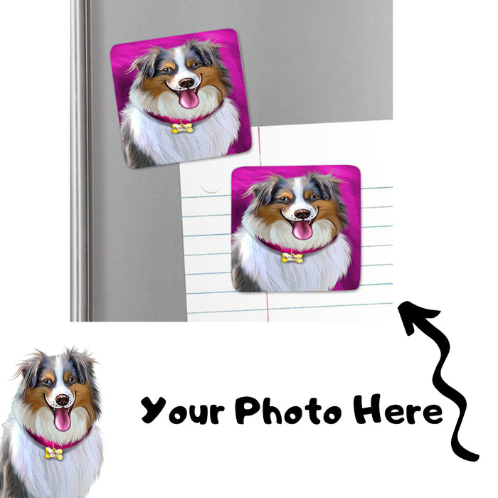 Add Your PERSONALIZED PET Painting Portrait Photo on Fridge Magnet