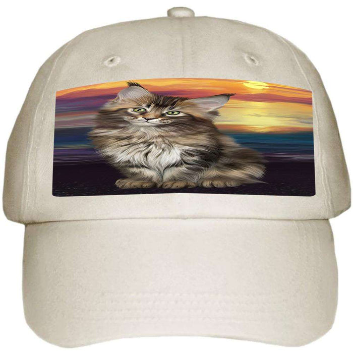 Maine Coon Cat Ball Hat Cap HAT59010