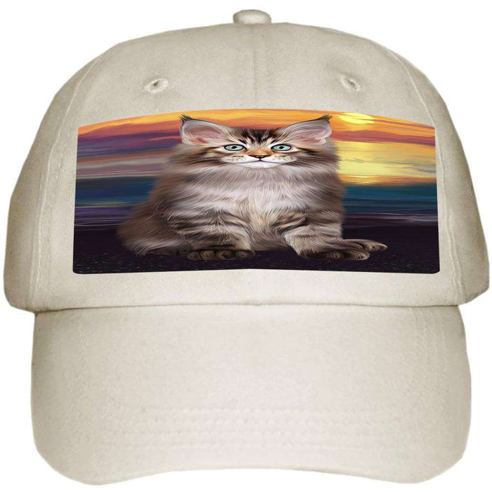 Maine Coon Cat Ball Hat Cap HAT59019