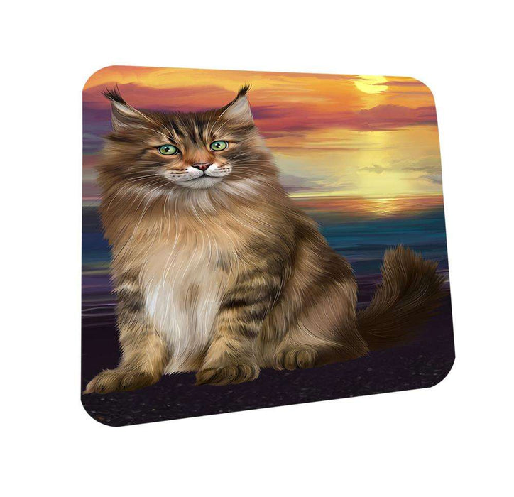 Maine Coon Cat Coasters Set of 4 CST51717