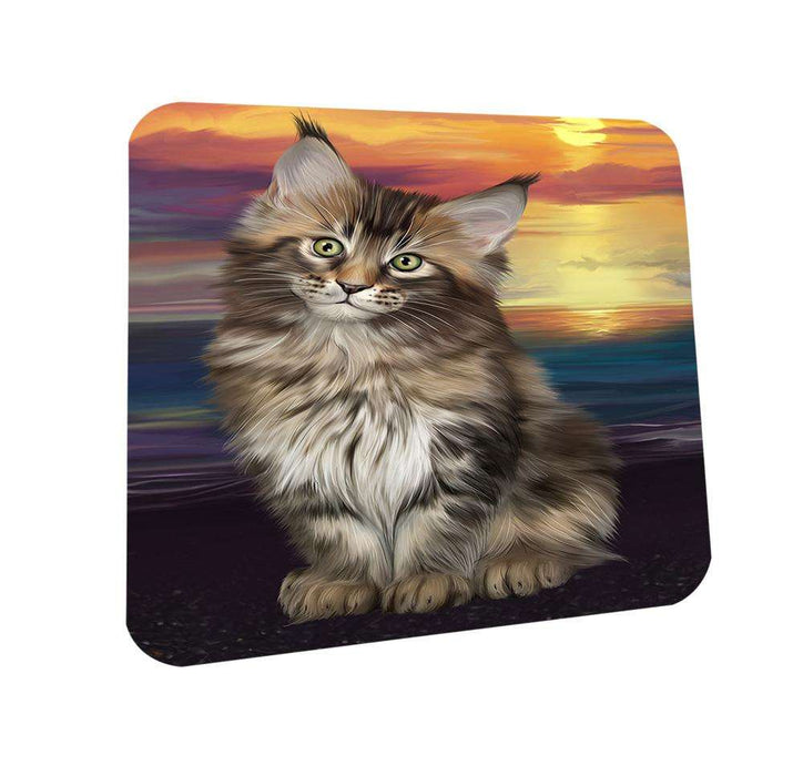 Maine Coon Cat Coasters Set of 4 CST51718