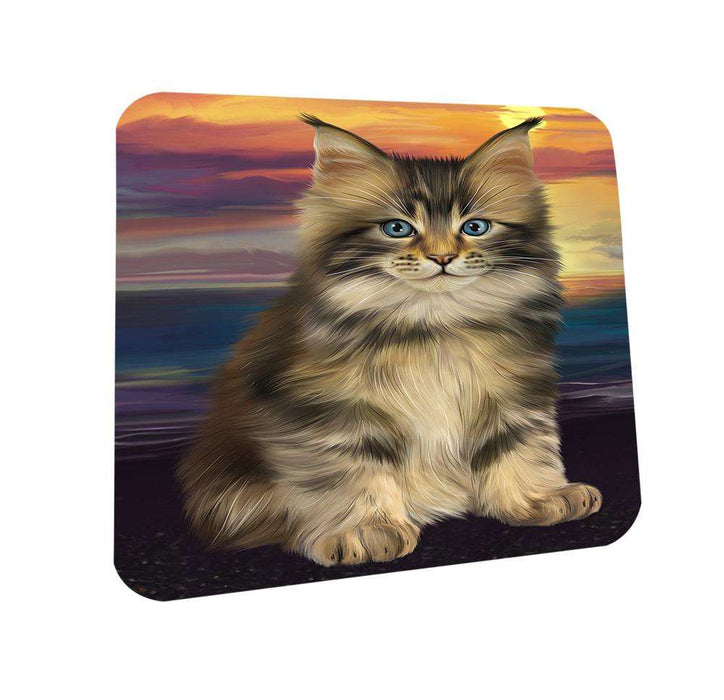 Maine Coon Cat Coasters Set of 4 CST51720