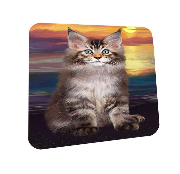 Maine Coon Cat Coasters Set of 4 CST51721