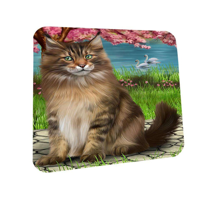 Maine Coon Cat Coasters Set of 4 CST51723