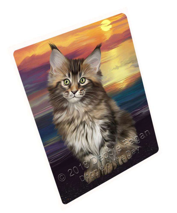 Maine Coon Cat Cutting Board C59526