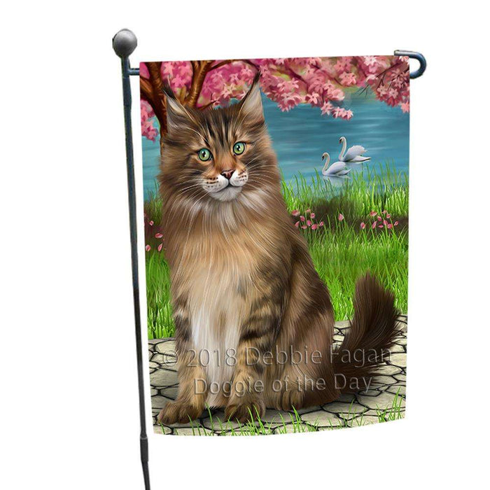 Maine Coon Cat Garden Flag GFLG51761