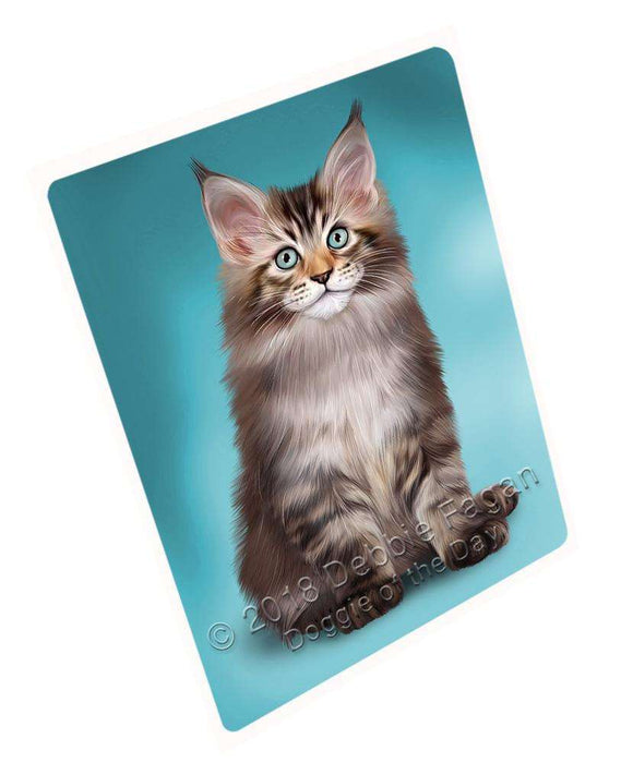 Maine Coon Cat Large Refrigerator / Dishwasher Magnet RMAG71076