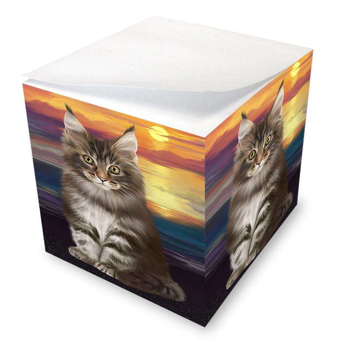 Maine Coon Cat Note Cube NOC51760