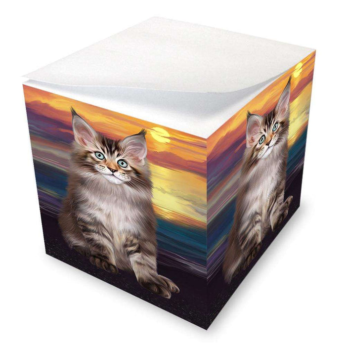 Maine Coon Cat Note Cube NOC51762