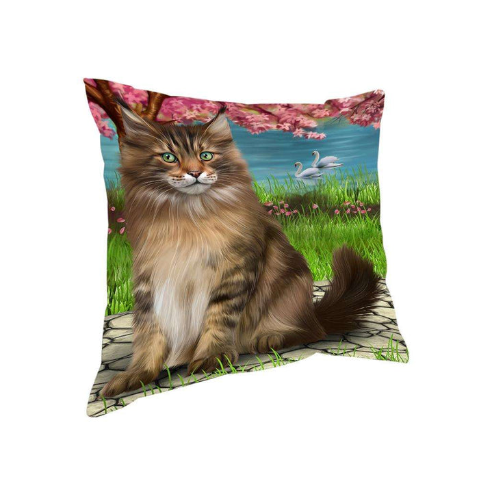 Maine Coon Cat Pillow PIL63420