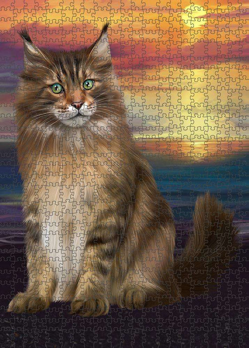 Maine Coon Cat Puzzle with Photo Tin PUZL59361