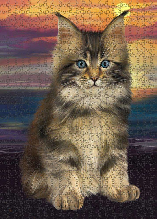 Maine Coon Cat Puzzle with Photo Tin PUZL59370