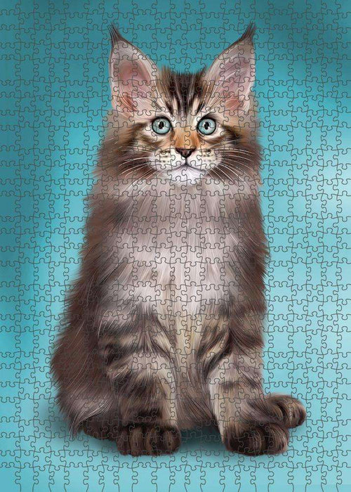 Maine Coon Cat Puzzle with Photo Tin PUZL59376