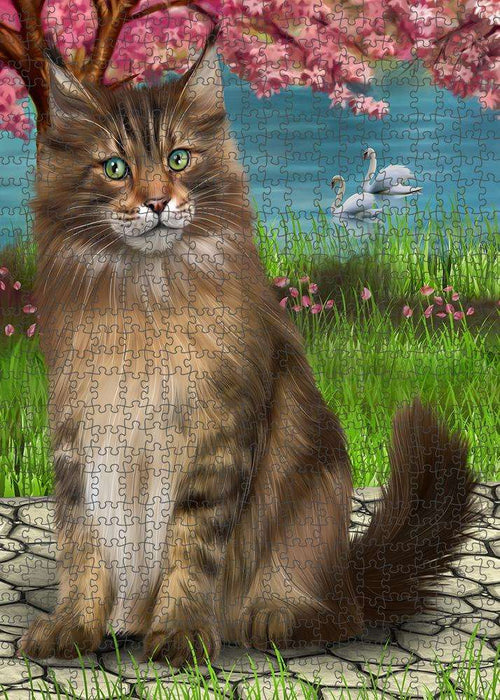 Maine Coon Cat Puzzle with Photo Tin PUZL59379