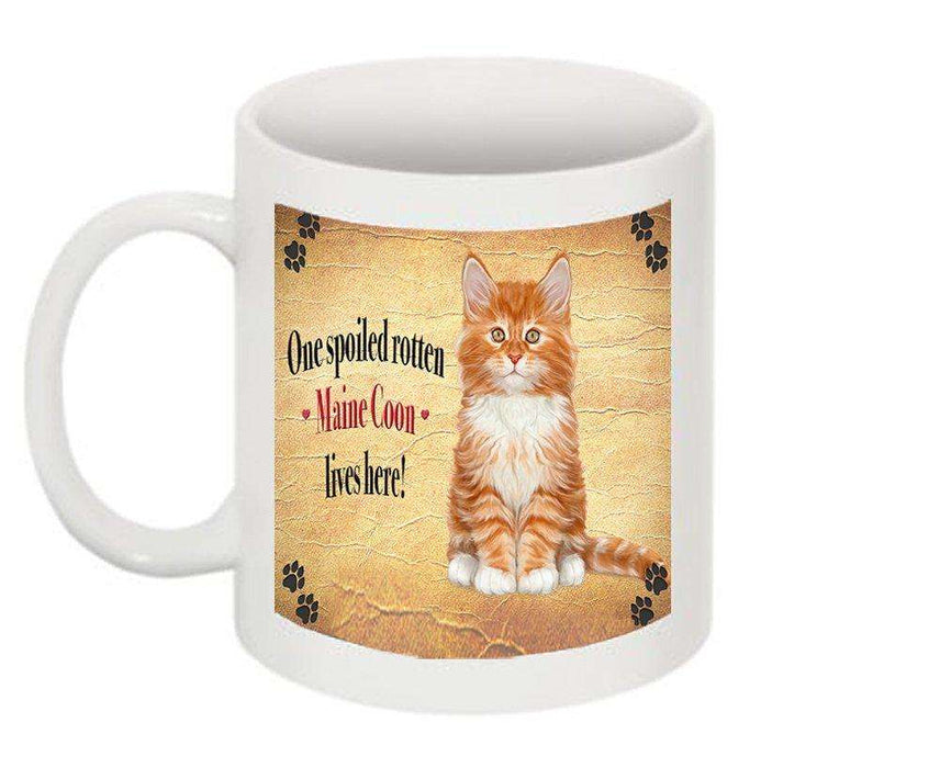 Maine Coon Spoiled Rotten Cat Mug