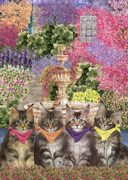 Maine Coon Jigsaw Puzzle: Explore a Variety of Designs, Interlocking Puzzles Games for Adult, Custom, Personalized, Gift for Cat and Pet Lovers