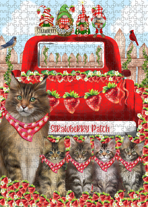 Maine Coon Jigsaw Puzzle: Explore a Variety of Designs, Interlocking Puzzles Games for Adult, Custom, Personalized, Gift for Cat and Pet Lovers