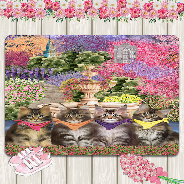 Maine Coon Area Rug and Runner, Explore a Variety of Designs, Custom, Floor Carpet Rugs for Home, Indoor and Living Room, Personalized, Gift for Cat and Pet Lovers