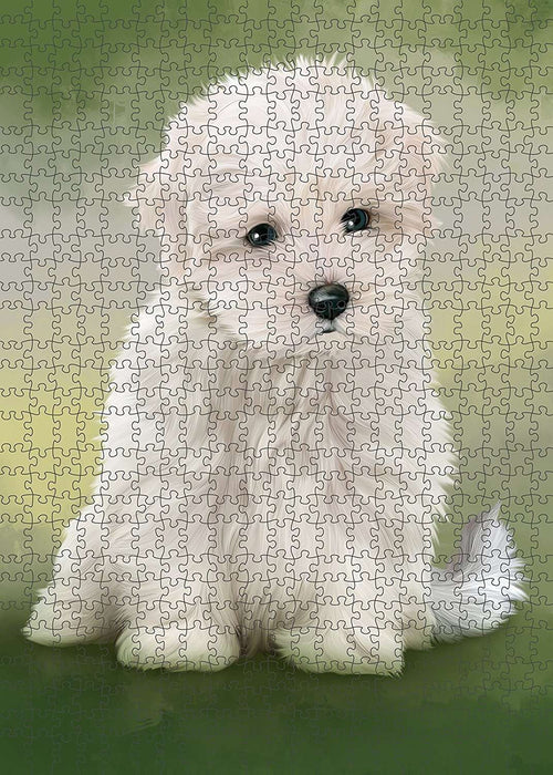 Maltese Dog Puzzle with Photo Tin PUZL1593