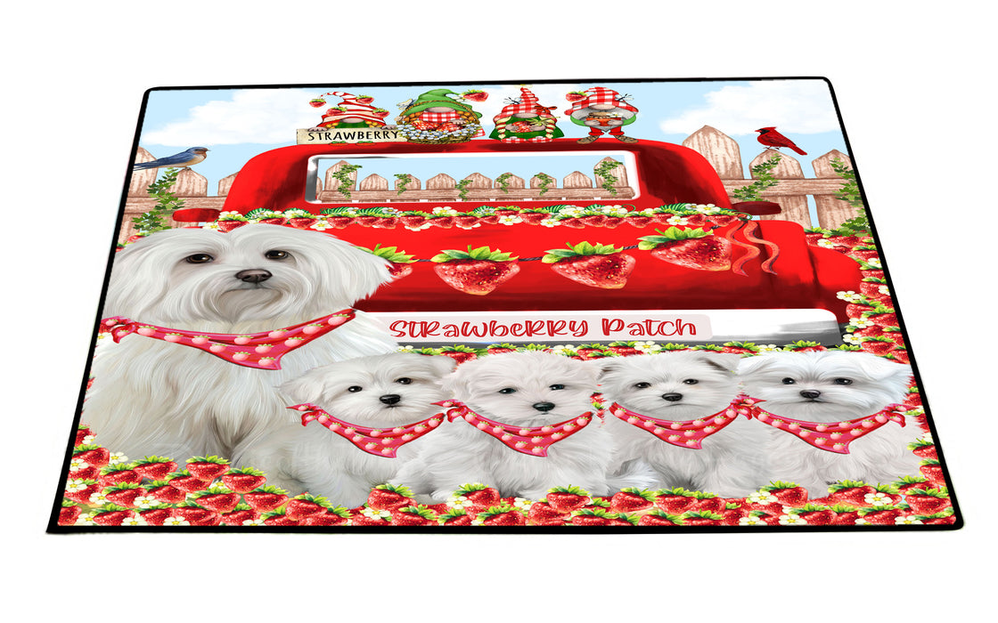 Maltese Floor Mat: Explore a Variety of Designs, Custom, Personalized, Anti-Slip Door Mats for Indoor and Outdoor, Gift for Dog and Pet Lovers