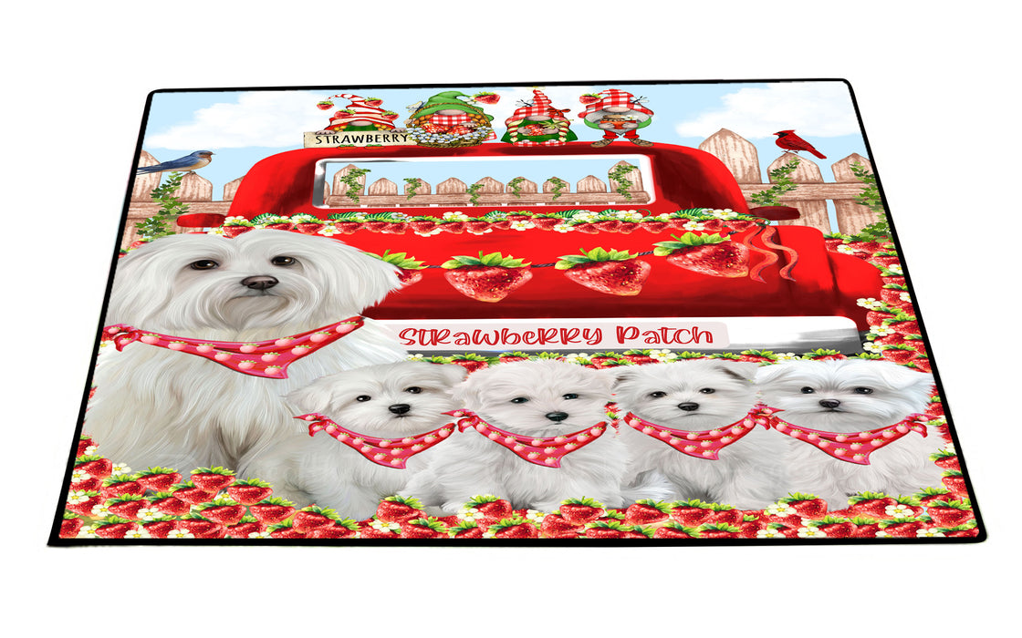 Maltese Floor Mat and Door Mats, Explore a Variety of Designs, Personalized, Anti-Slip Welcome Mat for Outdoor and Indoor, Custom Gift for Dog Lovers