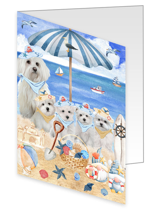 Maltese Greeting Cards & Note Cards, Invitation Card with Envelopes Multi Pack, Explore a Variety of Designs, Personalized, Custom, Dog Lover's Gifts