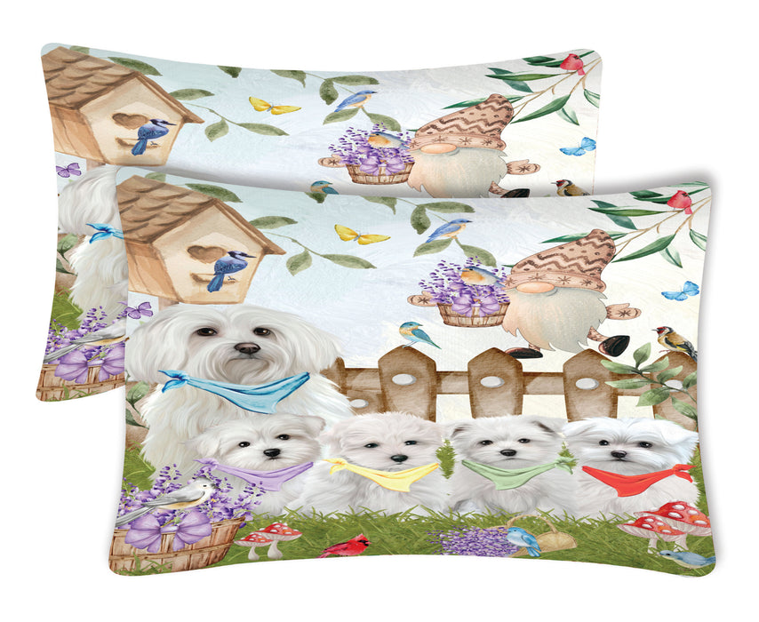 Maltese Pillow Case, Standard Pillowcases Set of 2, Explore a Variety of Designs, Custom, Personalized, Pet & Dog Lovers Gifts