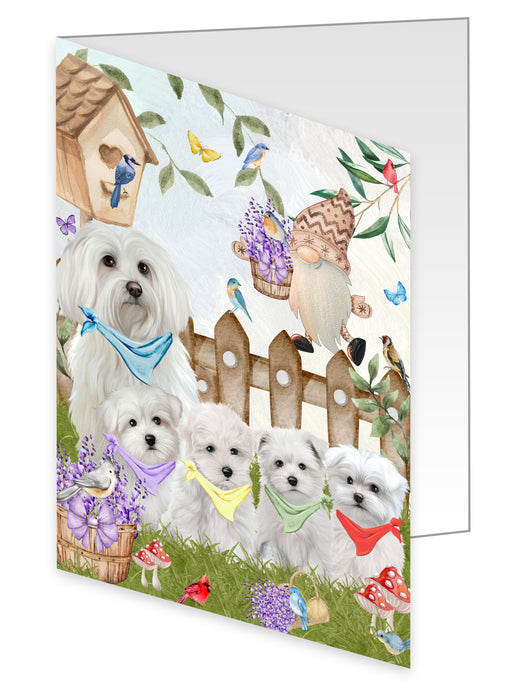 Maltese Greeting Cards & Note Cards, Explore a Variety of Personalized Designs, Custom, Invitation Card with Envelopes, Dog and Pet Lovers Gift