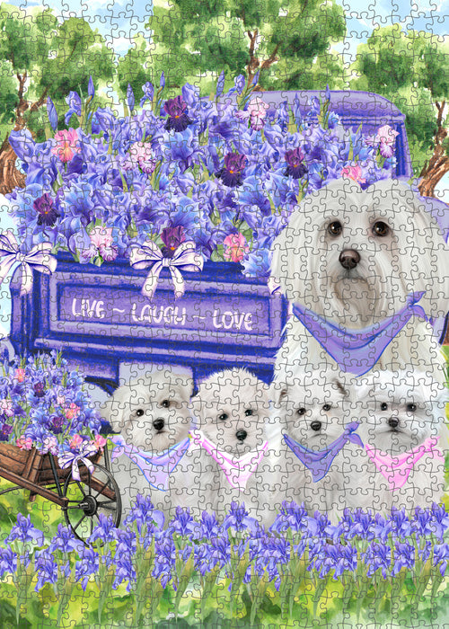 Maltese Jigsaw Puzzle: Explore a Variety of Personalized Designs, Interlocking Puzzles Games for Adult, Custom, Dog Lover's Gifts