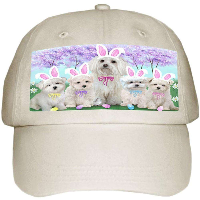 Malteses Dog Easter Holiday Ball Hat Cap HAT51282
