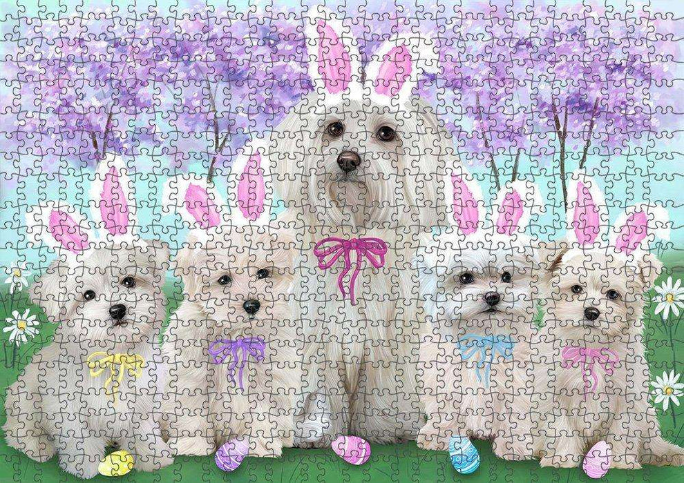 Malteses Dog Easter Holiday Puzzle  PUZL51495