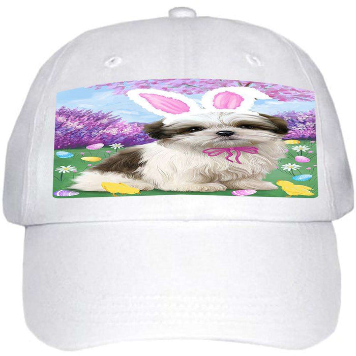 Malti Tzu Dog Easter Holiday Ball Hat Cap HAT51297