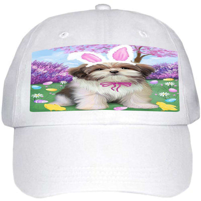 Malti Tzu Dog Easter Holiday Ball Hat Cap HAT51300