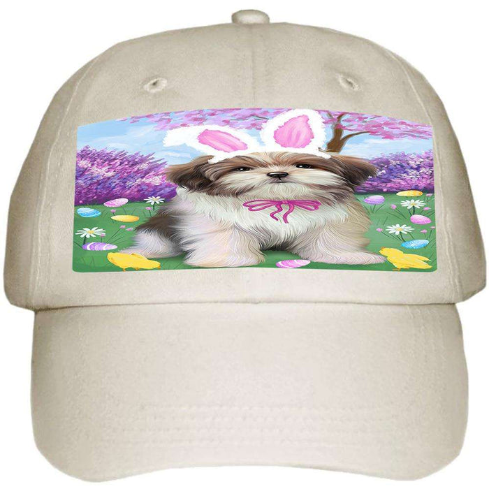 Malti Tzu Dog Easter Holiday Ball Hat Cap HAT51300