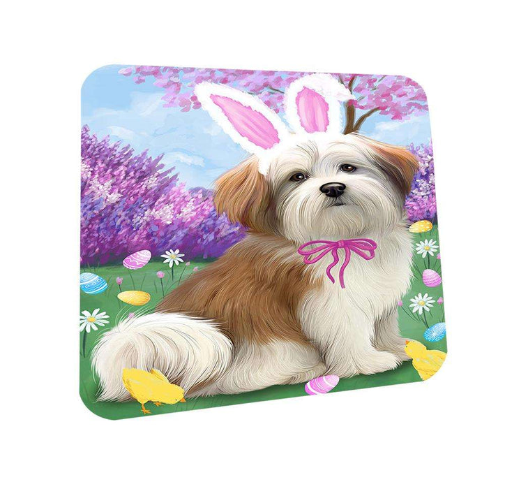 Malti Tzu Dog Easter Holiday Coasters Set of 4 CST49144