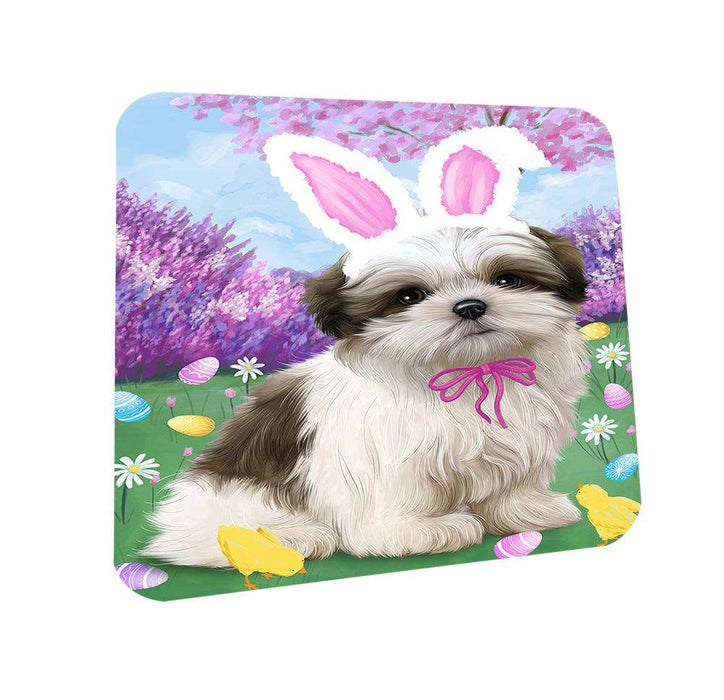 Malti Tzu Dog Easter Holiday Coasters Set of 4 CST49147