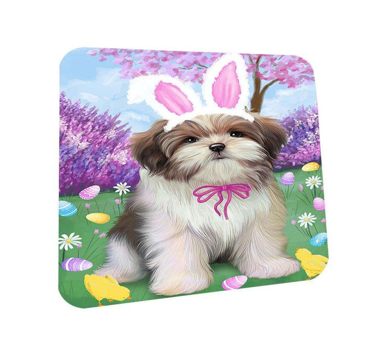 Malti Tzu Dog Easter Holiday Coasters Set of 4 CST49148